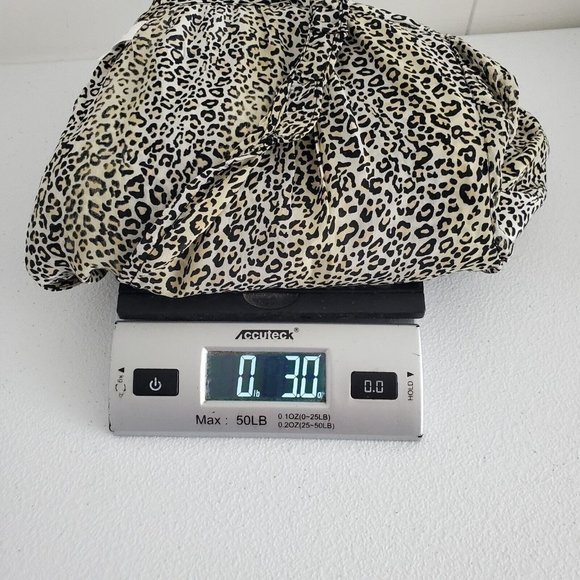 Velvet Graham & Spencer Womens Animal Print Blouse Size S Ruffled V Neck Sheer - Picture 9 of 10